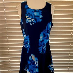 Calvin Klein Blue Floral Dress